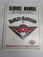 Harley Davidson Manual de Serviço de Reparo 1991 Softail FX FL Fatboy XLNT 99482-91 comprar usado  Enviando para Brazil