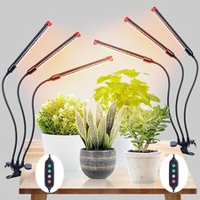 Pacote com 2 luzes de cultivo de clipe para sementes começando com temporizador, espectro total mais brilhante comprar usado  Enviando para Brazil