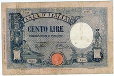 Banconota 100 lire usato  Castellammare di Stabia