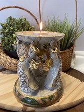 Ceramic angel tealight for sale  KING'S LYNN
