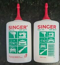2 x Óleo para Máquina de Costura Singer Qualidade Super Fina - Frasco de 125ml comprar usado  Enviando para Brazil