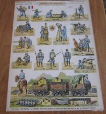 Planche soldats decouper d'occasion  Dornecy