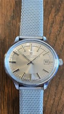 Vintage Alemão Junghans 17 Joias Mostrador Prata Relógio de Pulso Mecânico de Vento comprar usado Vintage Alemão Junghans 17 Joias Mostrador Prata Relógio de Pulso Mecânico de Vento comprar usado  Enviando para Brazil