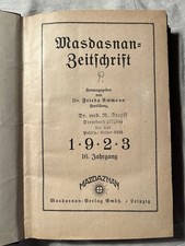Masdasnan zeitschrift 1924 gebraucht kaufen  Berlin