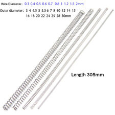 0.3mm-2mm Druckfeder Länge 305mm 304 Edelstahl Druck Kleine Federn 3mm-30mm OD comprar usado  Enviando para Brazil
