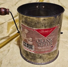 Bromwell crank sifter for sale  Winchester