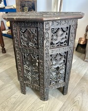 indian carved table for sale  ASHFORD