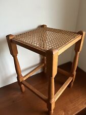 Vintage holzhocker geflochtene gebraucht kaufen  Versand nach Germany