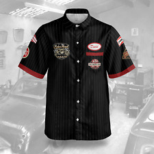Camisa masculina leve estampada estilo trabalho mecânico de garagem nome personalizado vintage comprar usado  Enviando para Brazil