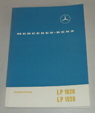 Betriebsanleitung Mercedes Benz LP 1620 / LP 1920 Stand 03/1964 comprar usado  Enviando para Brazil
