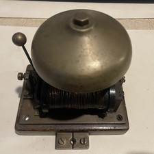 ANTIGO VINTAGE ANEL DE SINO ALARME TELÉGRAFO TREM FERROVIÁRIO BRITÂNICO ANTIGO COLECIONÁVEL comprar usado  Enviando para Brazil