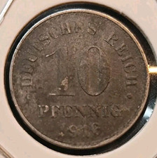 Pfennigs 1916 wilhelm gebraucht kaufen  München