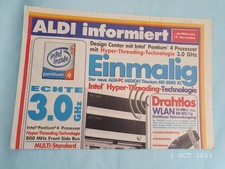 Alte werbung aldi gebraucht kaufen  Gronau