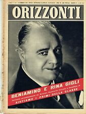 Orizzonti 1953 beniamino usato  Italia