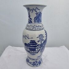Jarrón China Porcelana Azul White. Flowers Vasija Blanco, usado comprar usado  Enviando para Brazil
