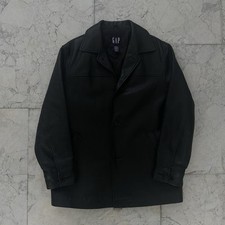 Jaqueta de couro genuíno vintage 00s Y2K The Gap comprar usado  Enviando para Brazil