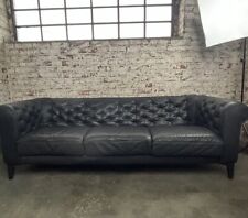 Schwarzes designer ledersofa gebraucht kaufen  Düsseldorf