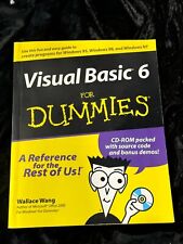 Visual Basic 6 para Dummies con código fuente CD ROM y demostraciones adicionales! segunda mano  Embacar hacia Argentina