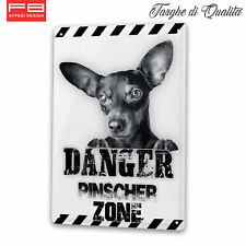 Targa metallo pinscher usato  Cirie
