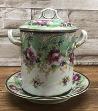 Suporte e placa inferior vintage de porcelana floral pintada à mão com leite condensado, usado comprar usado Suporte e placa inferior vintage de porcelana floral pintada à mão com leite condensado, usado comprar usado  Enviando para Brazil