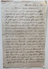 Antiga carta manuscrita em alemão. Cidade de Breslau. Silésia. 1908. comprar usado  Brasil 