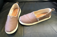 Sapato Toms de Lona Taupe Slip On Biminis Vegano Tamanho Y5 Feminino 7 Novo Sem Caixa comprar usado  Enviando para Brazil