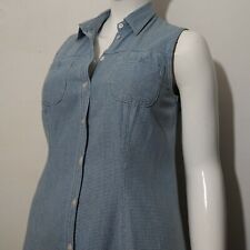 Vintage blue gingham for sale  LEICESTER