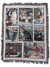 Kitty korner tapestry for sale  Temple