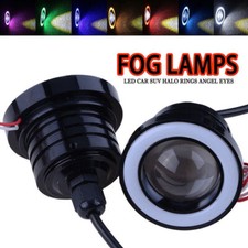 Lâmpada de neblina 2,5" projetor LED COB halo anel olho de anjo DRL lâmpadas de direção roxas / comprar usado  Enviando para Brazil