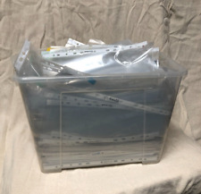 Clear plastic punched for sale  LONDON
