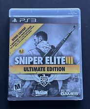 Sniper Elite III Ultimate Edition Sony PlayStation 3 PS3 con manual segunda mano  Embacar hacia Argentina