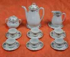 Juego de Té Eamag Bavaria serie LTD PORCELANA VIDRIADA Estampado fin XIX VINTAGE, usado comprar usado  Enviando para Brazil