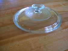 Tampa de substituição de vidro Pyrex G5C-A redonda com nervuras tampa de vidro tom azul somente comprar usado  Enviando para Brazil
