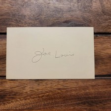 Joe louis signed for sale  Crossville