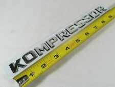 Mercedes kompressor emblem for sale  Los Angeles