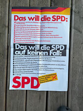 Wahlplakat spd din gebraucht kaufen  Hermannsburg