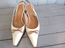 Sandales talons cuir d'occasion  Serris