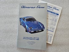 1985 brochure porsche d'occasion  La Motte-Servolex