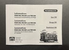 Märklin rsm 800 gebraucht kaufen  Giesen