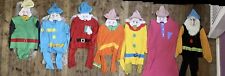 Seven dwarf costumes for sale  ASHFORD