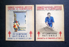 Lot carnets timbres d'occasion  Saint-Germain-du-Puy