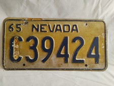 1965 NEVADA PLACA DE LICENÇA AUTOMÁTICA 65 Vintage Automotivo Arte de Parede História Carro Caminhão, usado comprar usado 1965 NEVADA PLACA DE LICENÇA AUTOMÁTICA 65 Vintage Automotivo Arte de Parede História Carro Caminhão, usado comprar usado  Enviando para Brazil