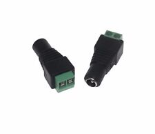 1off 5.5 x 2.1mm DC Power conector fêmea plugue adaptador câmera de CFTV etc comprar usado  Enviando para Brazil