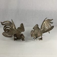 Pair egyptian silver for sale  ROYSTON