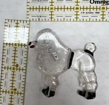 Usado, Broche vintage de madeira para poodle Lucite 3 x 3 comprar usado  Enviando para Brazil