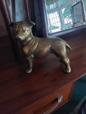 Brass staffordshire bull for sale  WILLENHALL