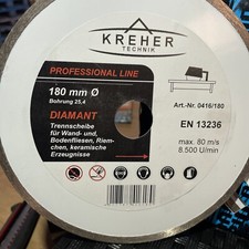 Diamanttrennscheibe vollrand � gebraucht kaufen  Lotte