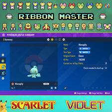 ✨Shiny Manaphy ✨Evento Pokemon Ranger 💎 Ribbon Master 💎 Pokemon Scarlet Violet, usado comprar usado  Enviando para Brazil