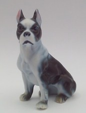 Estatueta Boston Terrier Vintage Bone China Sitting 3,5" de Altura Feita em Taiwan comprar usado  Enviando para Brazil
