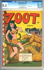 Usado, Zoot Comics #13 High Grade Good Girl Cover Golden Age Fox Comic 1948 CGC 8.5 comprar usado  Enviando para Brazil